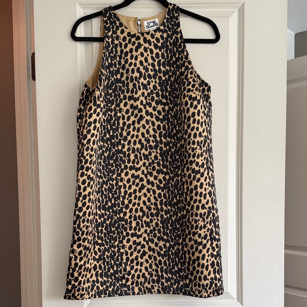 Future Collective Leopard Shift Dress
